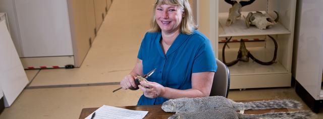 Dr. Nancy Moncrief, Curator of Mammalogy