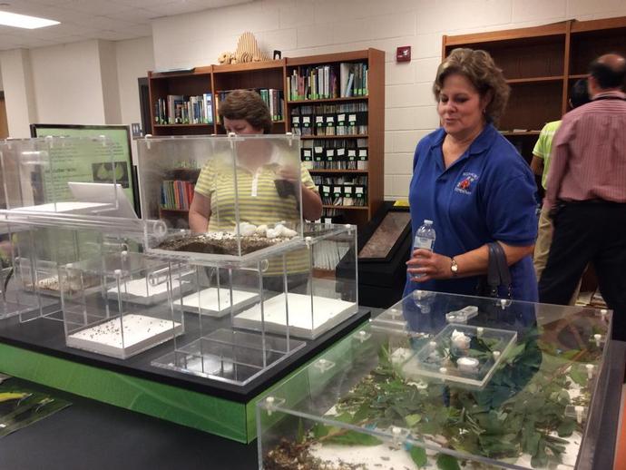 Virginia's brightest educators had the chance to check out some of our living animals at the ...