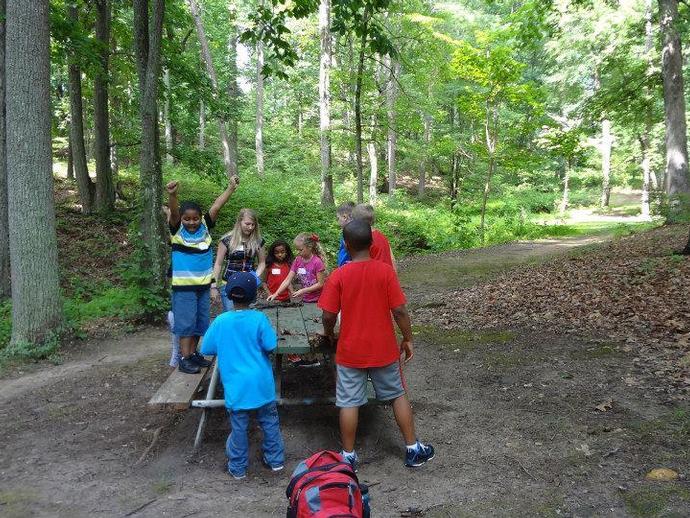 The kids are having a blast at the Nature Rangers Summer Adventure Camp for ages 6-8!