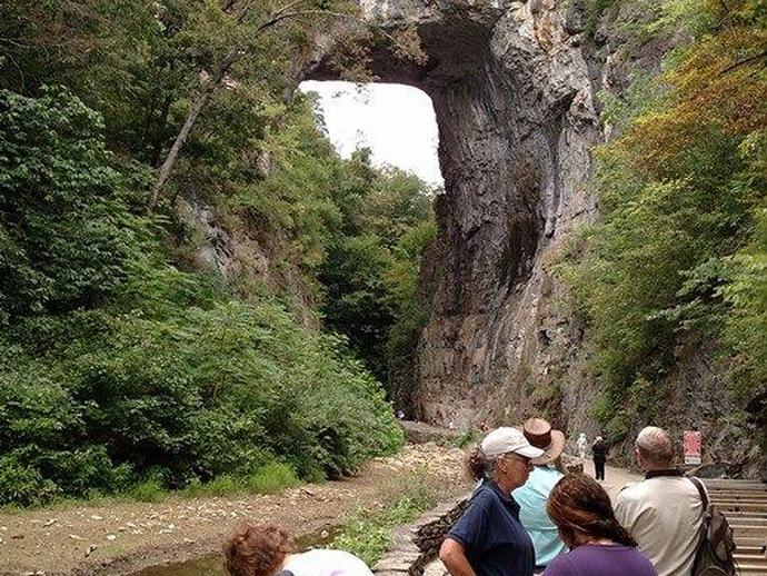 VMNH volunteers and staff at Natural Bridge