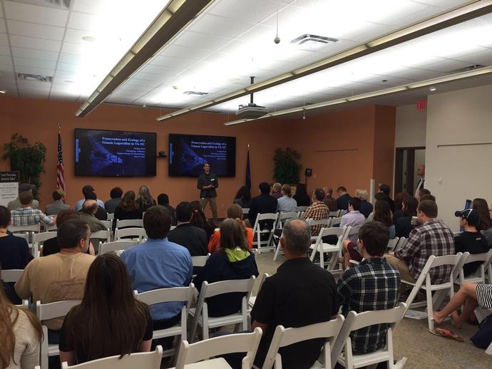 The 9th annual Southeastern Association of Vertebrate Paleontology has kicked off at the museum!