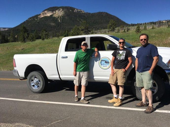 Wyoming Update: Day 5 of the Dino Dig - The VMNH and Lynchburg crews drove over to nearby ...