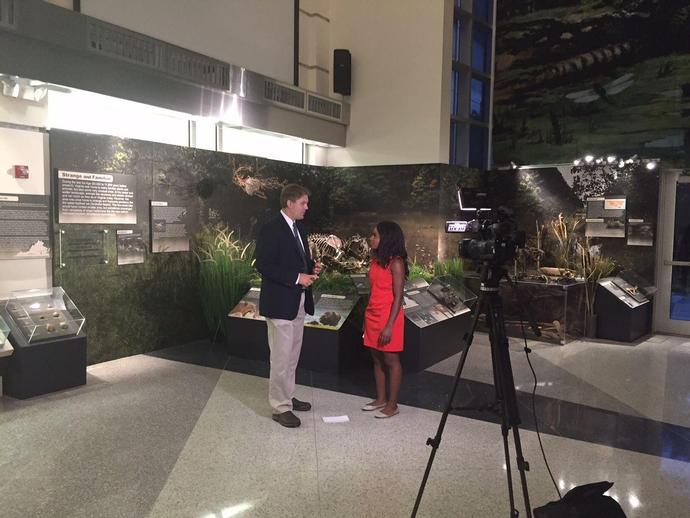 Thanks to Charlie Cooper and WFXR (Roanoke FOX affiliate) for coming out to the museum for a ...
