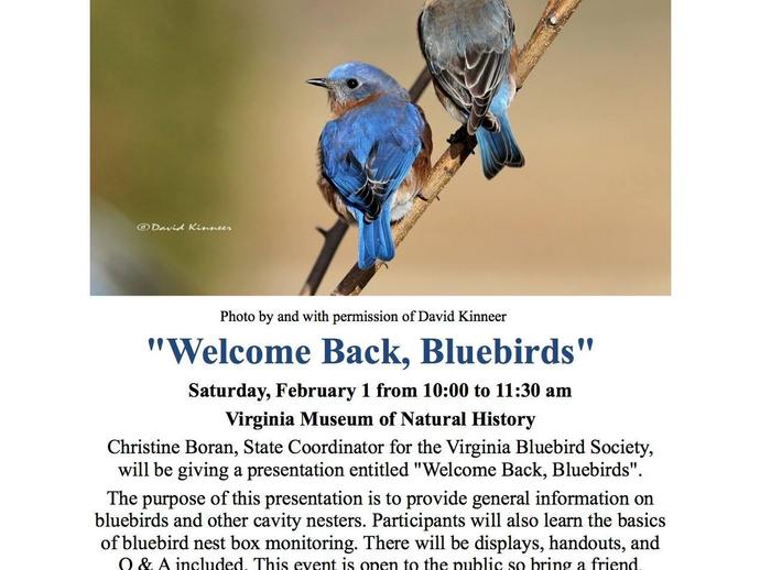 Don't miss this special event hosted by the Virginia Master Naturalists!