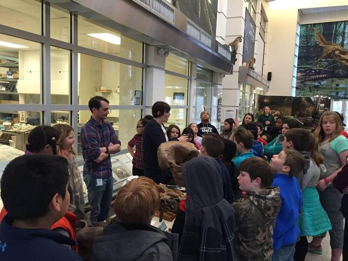 Hundreds of students from southern Virginia came to the museum today to learn about the amazing ...