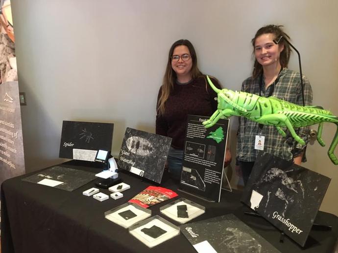 The VMNH paleo team is all set for the Fossil Fair at the Schiele Museum of Natural History in ...
