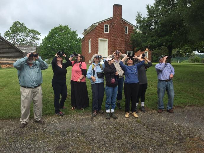 This past Saturday's Adult Curator Camp included a birding trip led by birding enthusiasts Dr