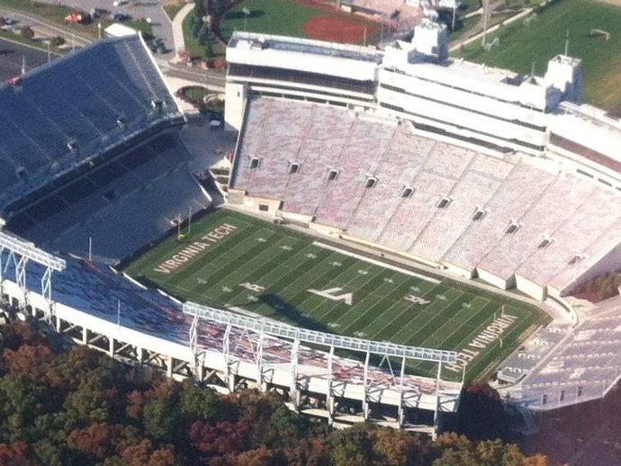 Our Grapes & Grains silent auction item of the day is a pair of Virginia Tech football tickets ...