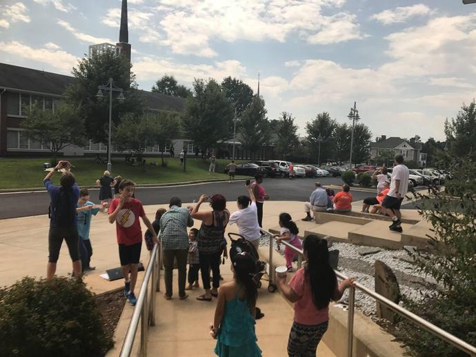 We had a blast hosting a solar eclipse viewing today at the museum