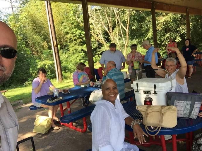 The VMNH solar eclipse chase team has achieved Pickens, SC! And broke out the eclipse cookies