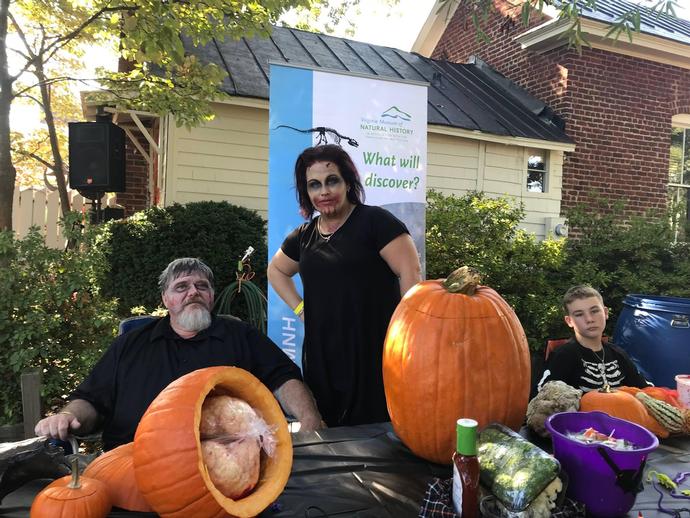 The museum team had a great time at the Piedmont Arts Pumpkin Palooza pumpkin carving contest ...