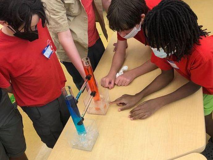 Boy Scouts from Newport News visited VMNH over the weekend for an onceanography-themed museum ...