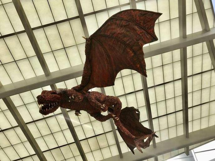 Watch out above as you enter the museum during Dragon Festival 2021 this Friday and Saturday ...