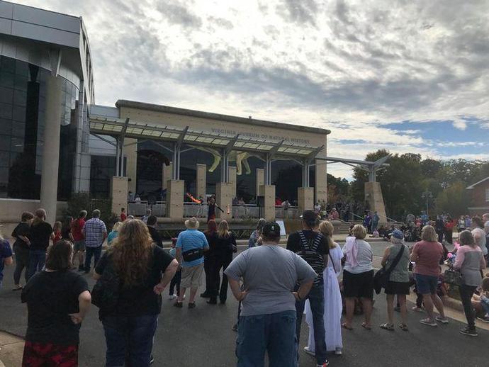 A scene from the morning fire performance during today's Dragon Festival 2021!