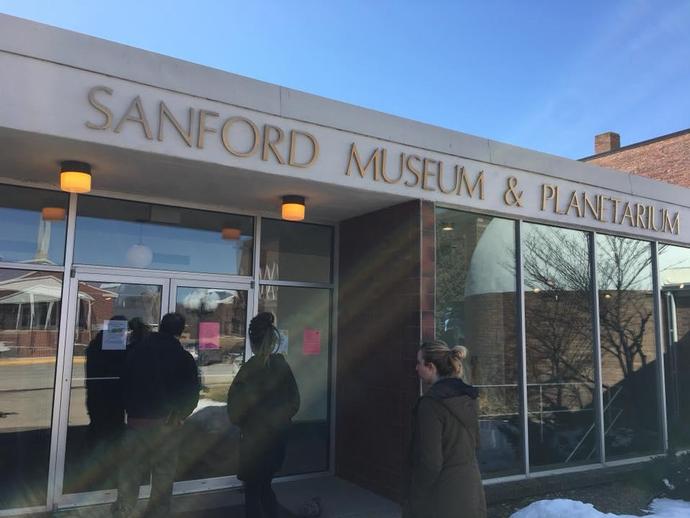 The VMNH paleo team made it at long last to the Sanford Museum & Planetarium