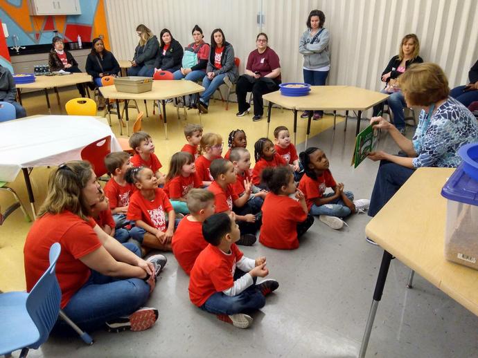 Pre-school students from Hurt Elementary in Pittsylvania County ...