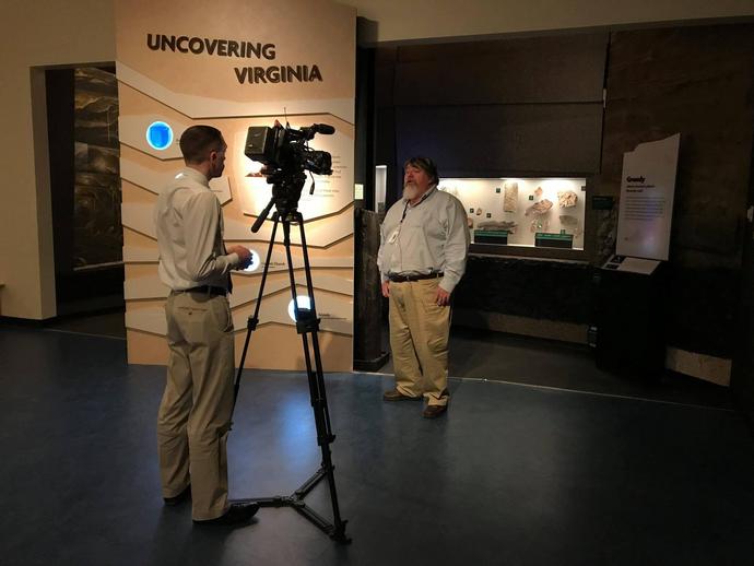 WSLS 10 stopped by the museum this morning to talk to Dr