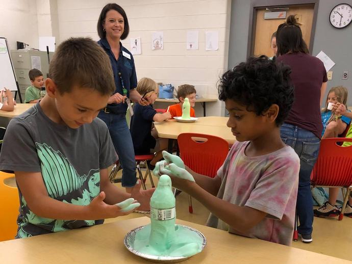 Sorry parents, but we successfully made mad scientists out of your children this week!