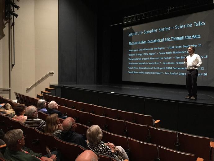 We start our Wayne Theatre lecture series on the South River and region ...