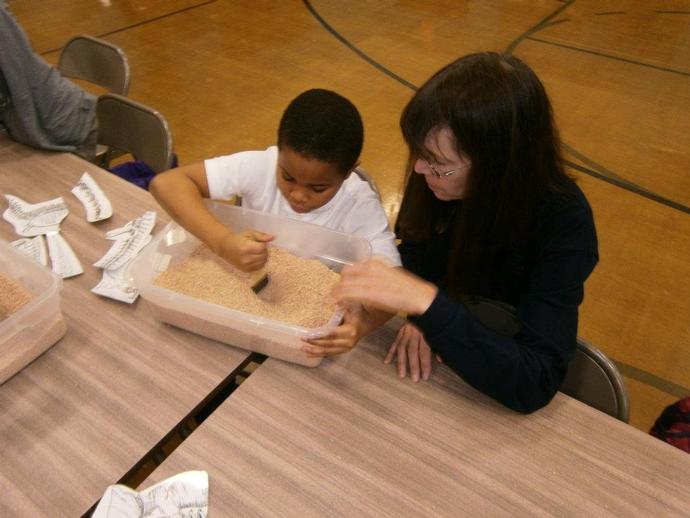 Virginia Museum of Natural History educators conducted museum education programs at Chimborazo ...