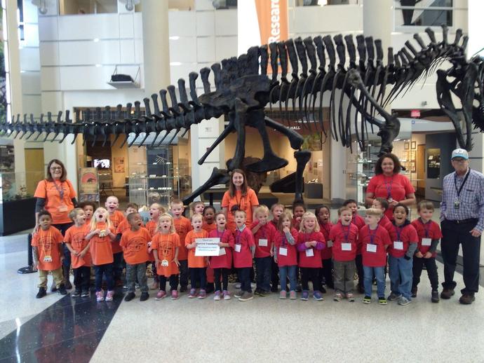 Pre-K students from Drewry Mason Elementary visited VMNH today to tour the museum and take part ...