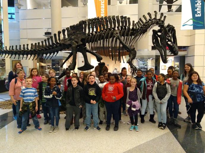 We had a great time hosting Bacon District Elementary's 4th grade students today at the museum!