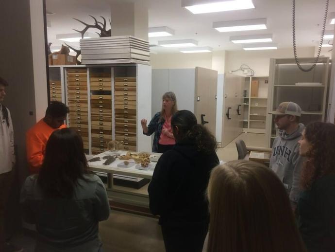Students from Roanoke College visited the museum on Saturday and received the opportunity to ...