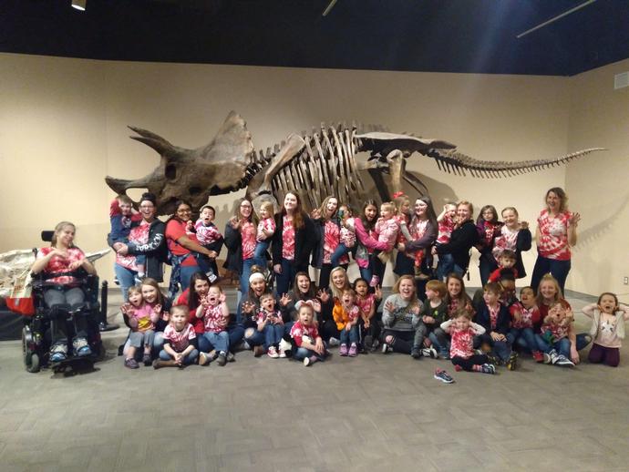 Students from Franklin County High School's Teens-N-Tots program visited the museum today ...