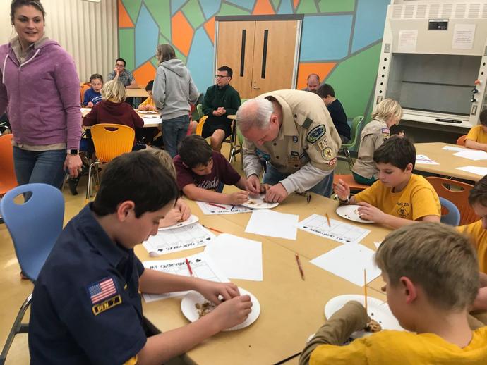 Dozens of Scouts from Charlottesville visited the museum this weekend for a paleontology-themed ...