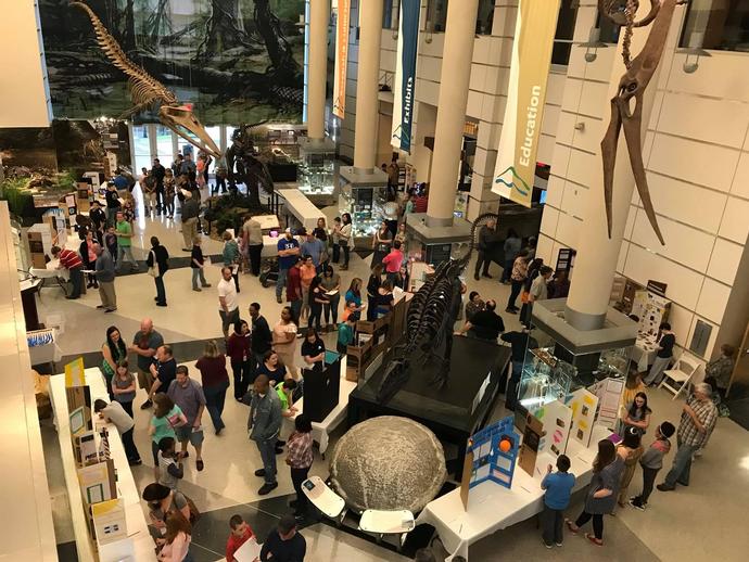 The 2019 STEM Showcase is taking place at VMNH this morning from 10 a