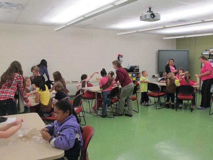 Over 50 Girl Scouts from the Girl Scouts of Virginia Skyline Council took part in the museum's ...