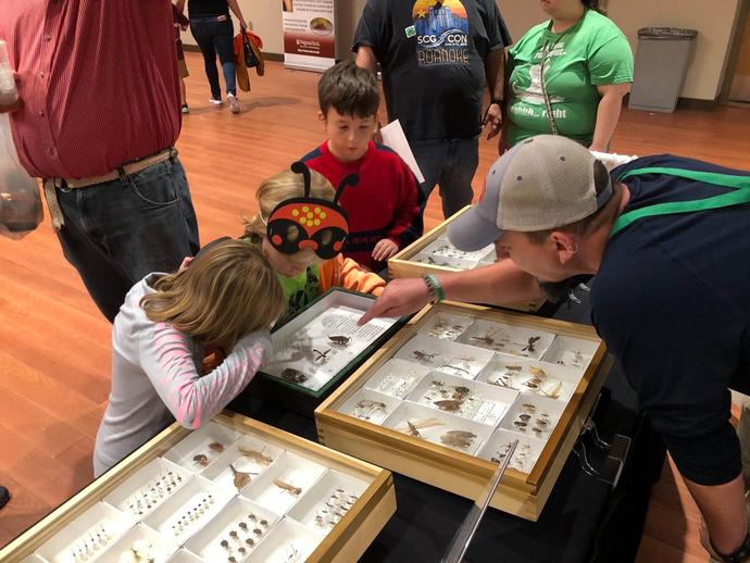 Museum staff are at Virginia Tech today for Hokie Bugfest!  Dr