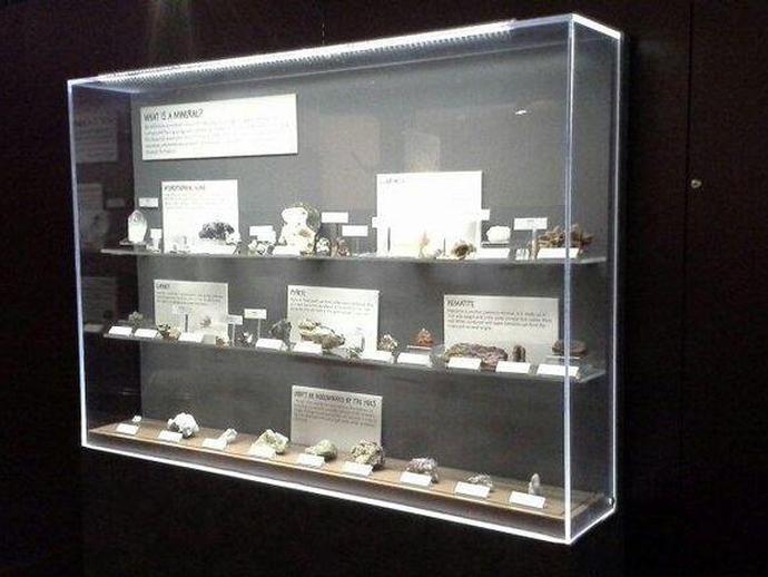 New display in the How Nature Works: Rocks exhibit